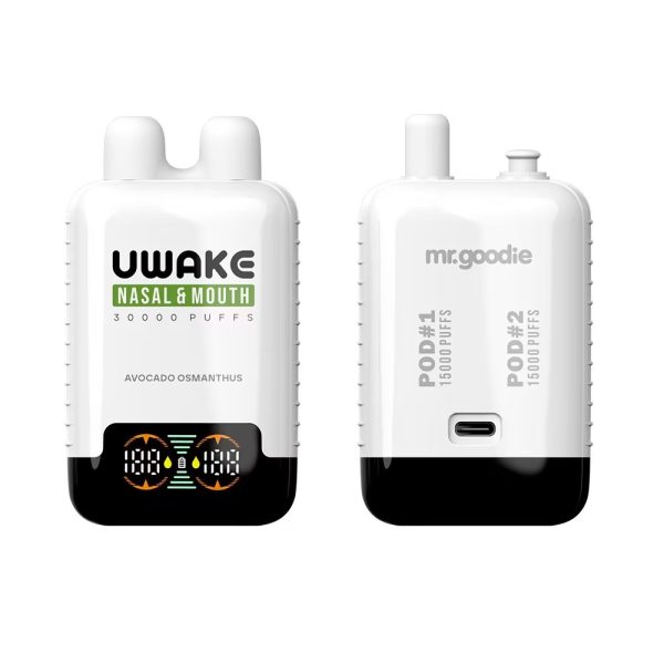 Mr.Goodie Uwake Nasal & Mouth Inhalation Disposable Vape 30000 Puffs - Image 4