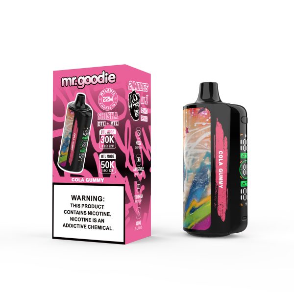 Mr.Goodie SHISHA DTL & MTL Disposable Vape 50000 Puffs - Image 4